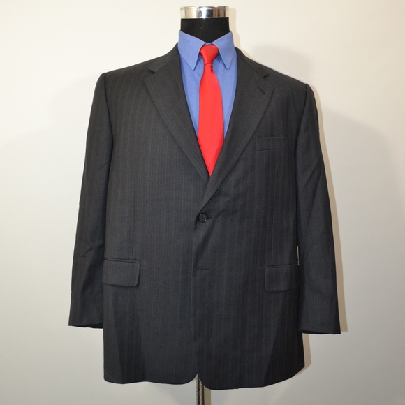 Hickey Freeman Bespoke 44S Sport Coat Blazer Suit